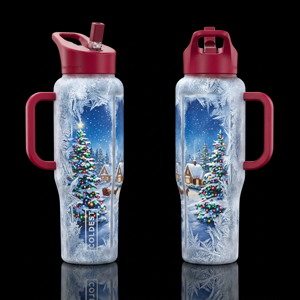 It’s Beginning to Look Like Christmas! water bottle design