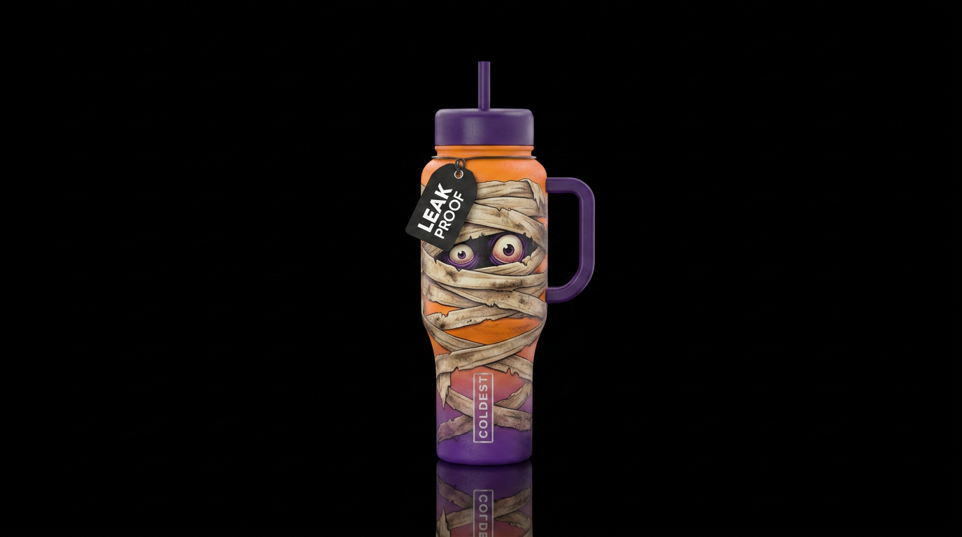 Oh Mummy water bottle design