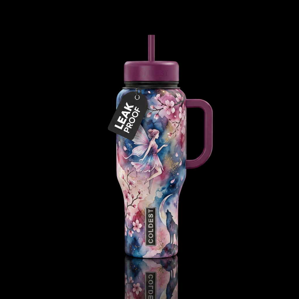 Moon Fairy water bottle design