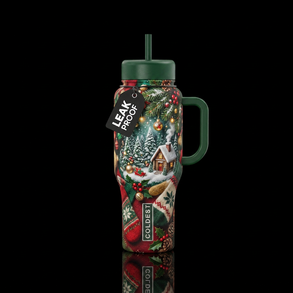 Have a Merry Little Xmas water bottle design