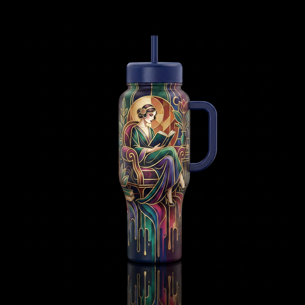 The Reader water bottle design