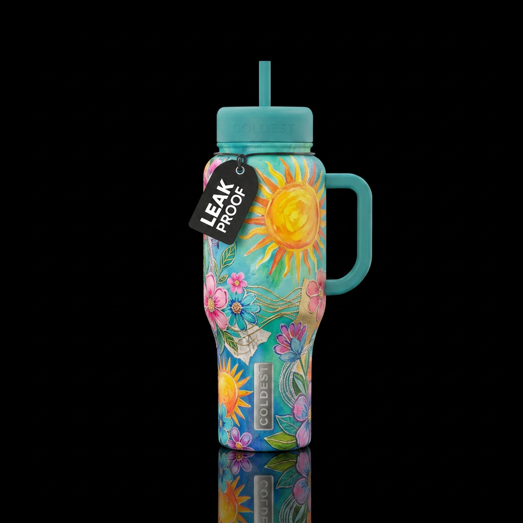 Carpe Deim water bottle design