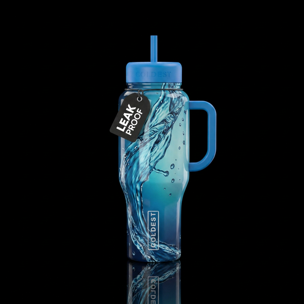 H2O water bottle design