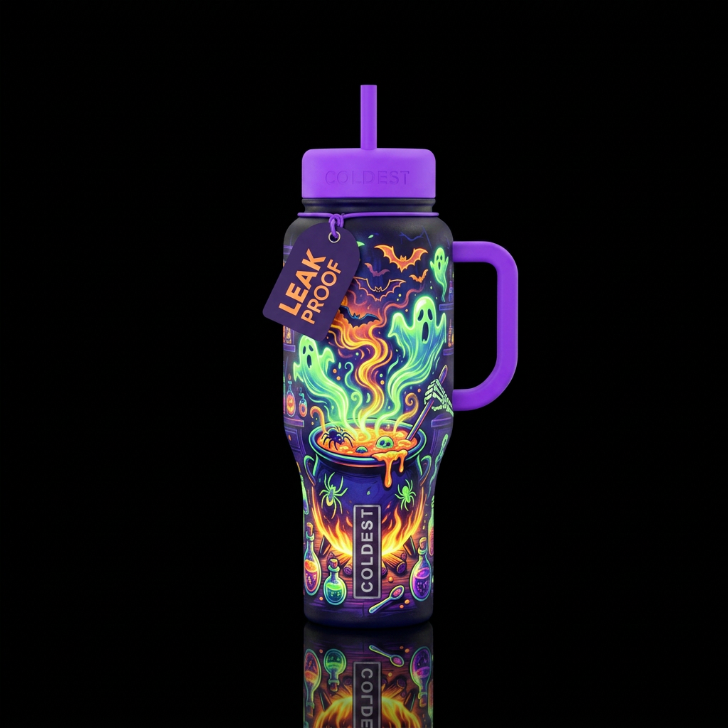 Halloween Stew water bottle design