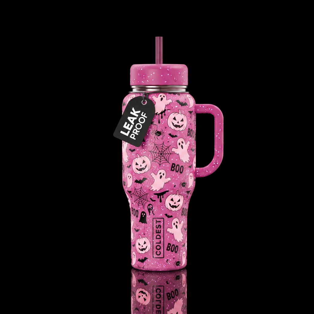 Pretty in Pink water bottle design