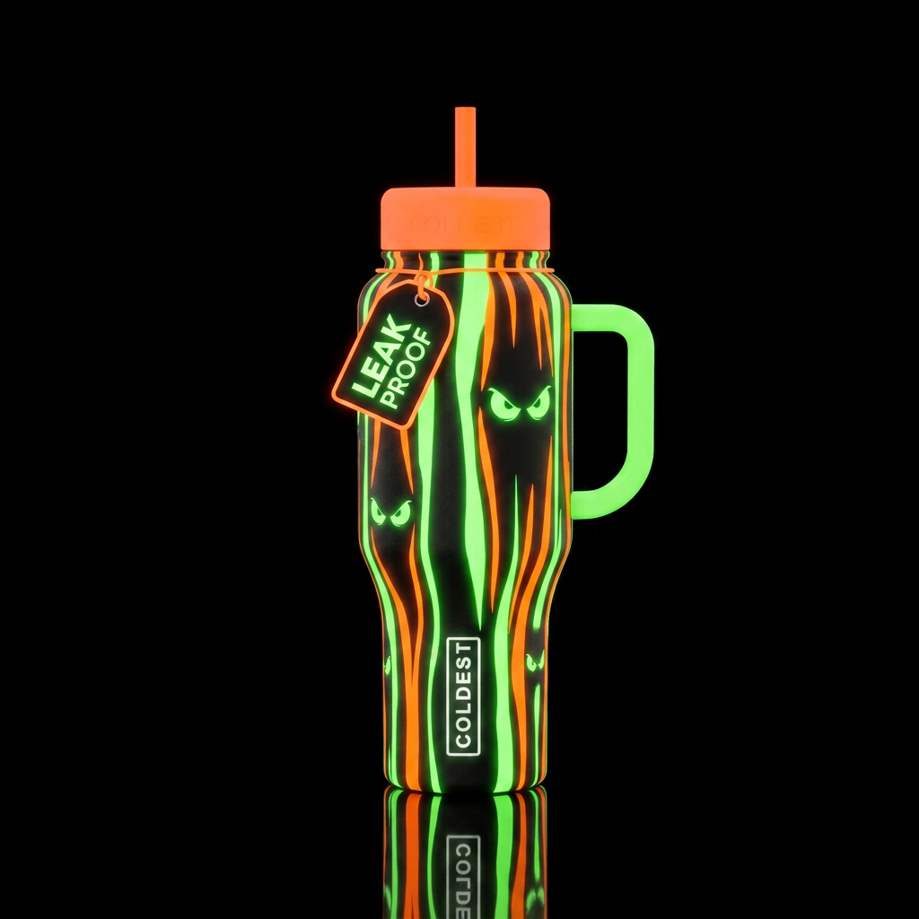 Yes it’s Halloween water bottle design