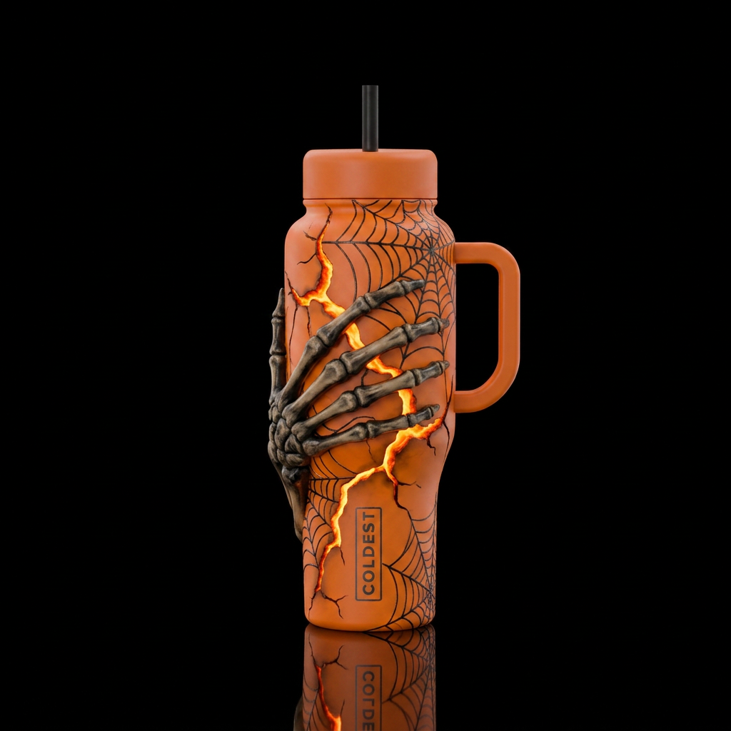He’s Coming water bottle design