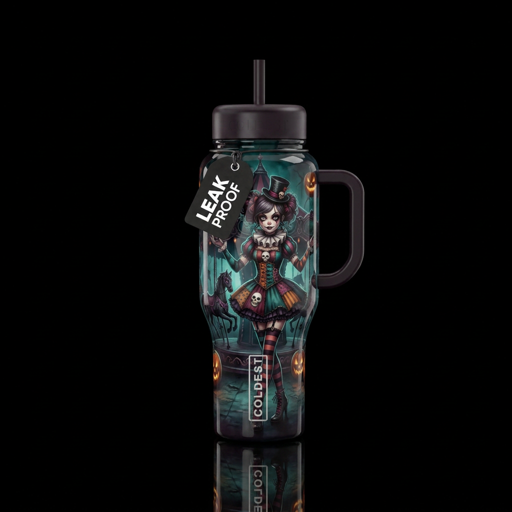 Penny Carnival water bottle design