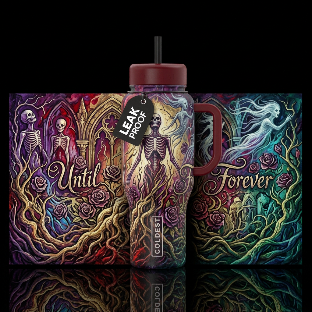 Until Forever water bottle design
