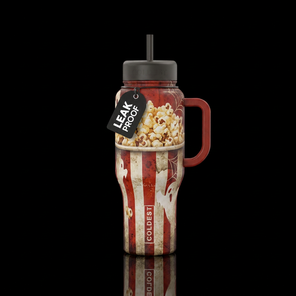 It’s Movie Time! water bottle design