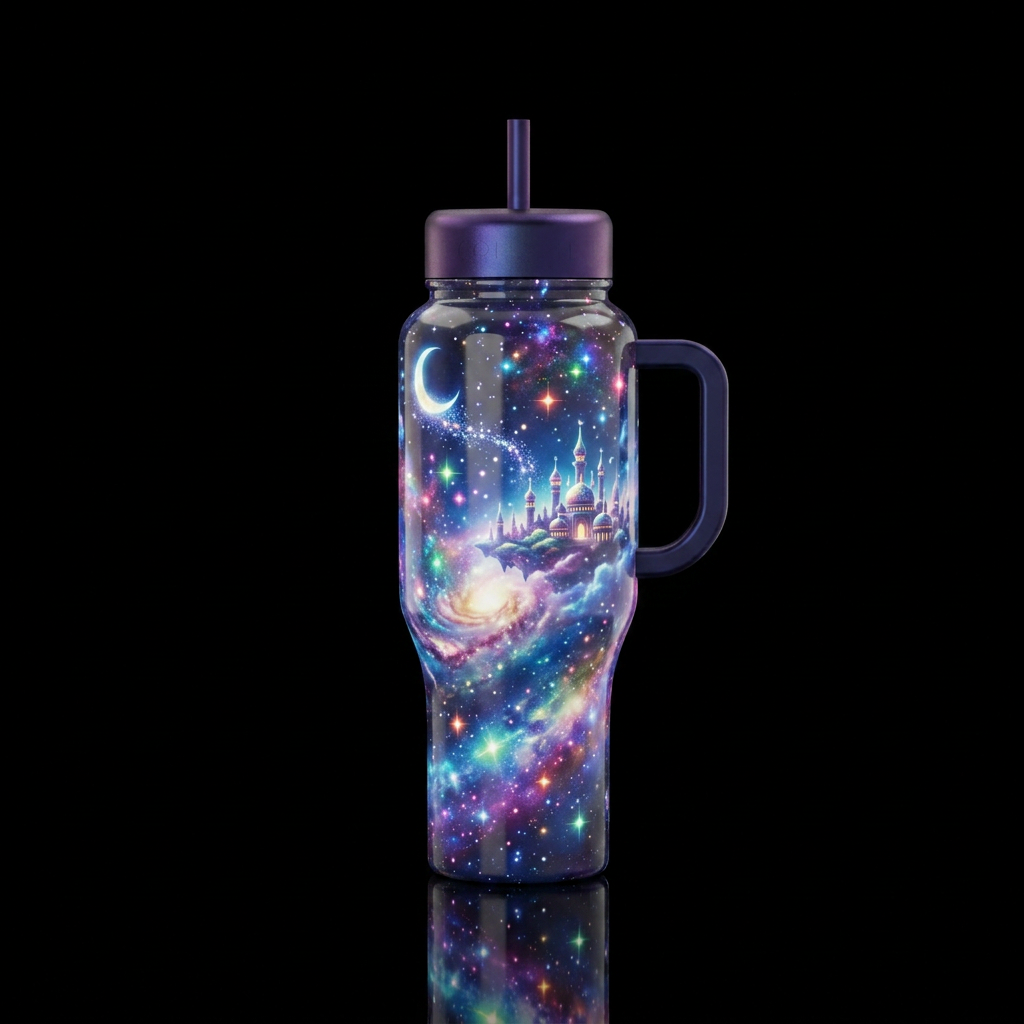 Night Skies water bottle design