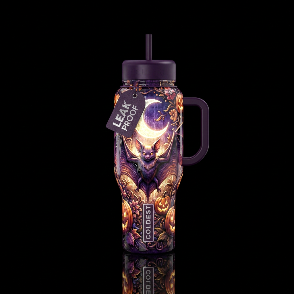 I’m Batty For You water bottle design