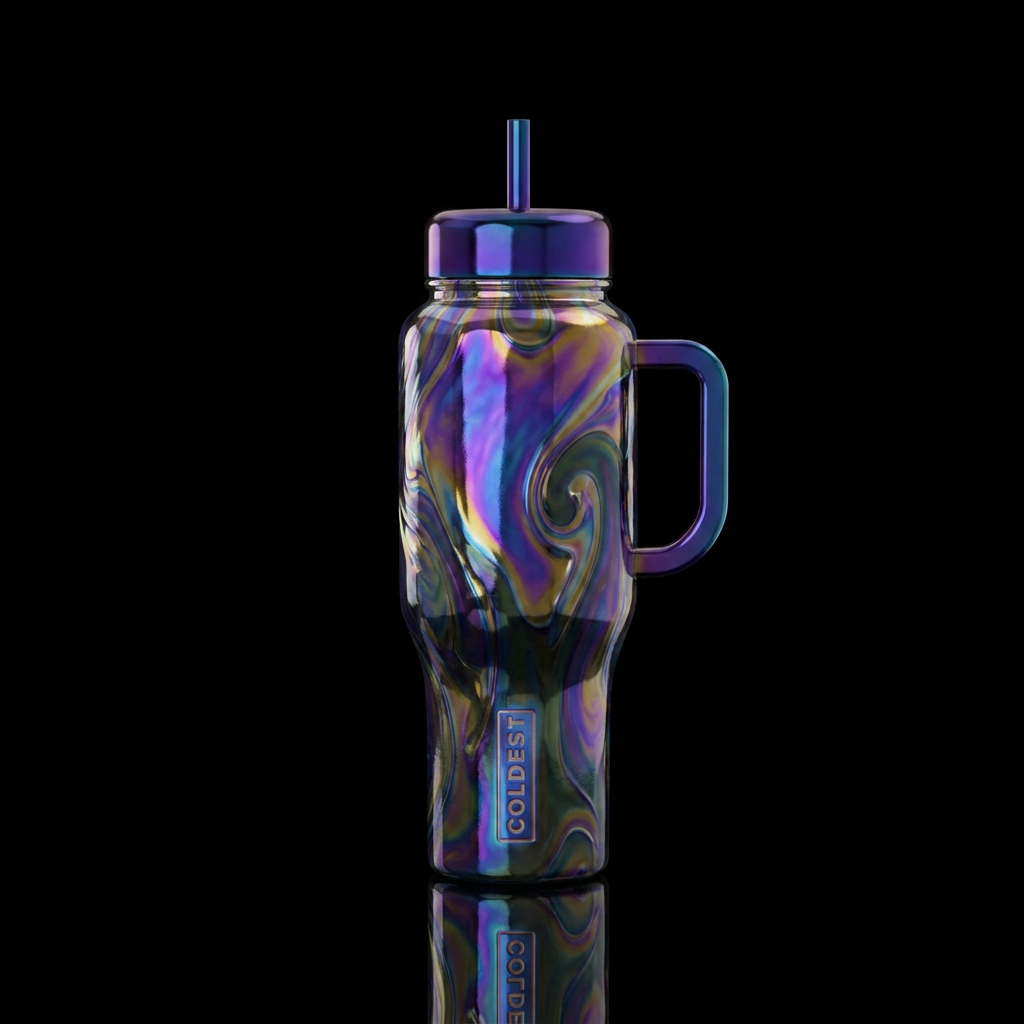 Blowing Glass water bottle design