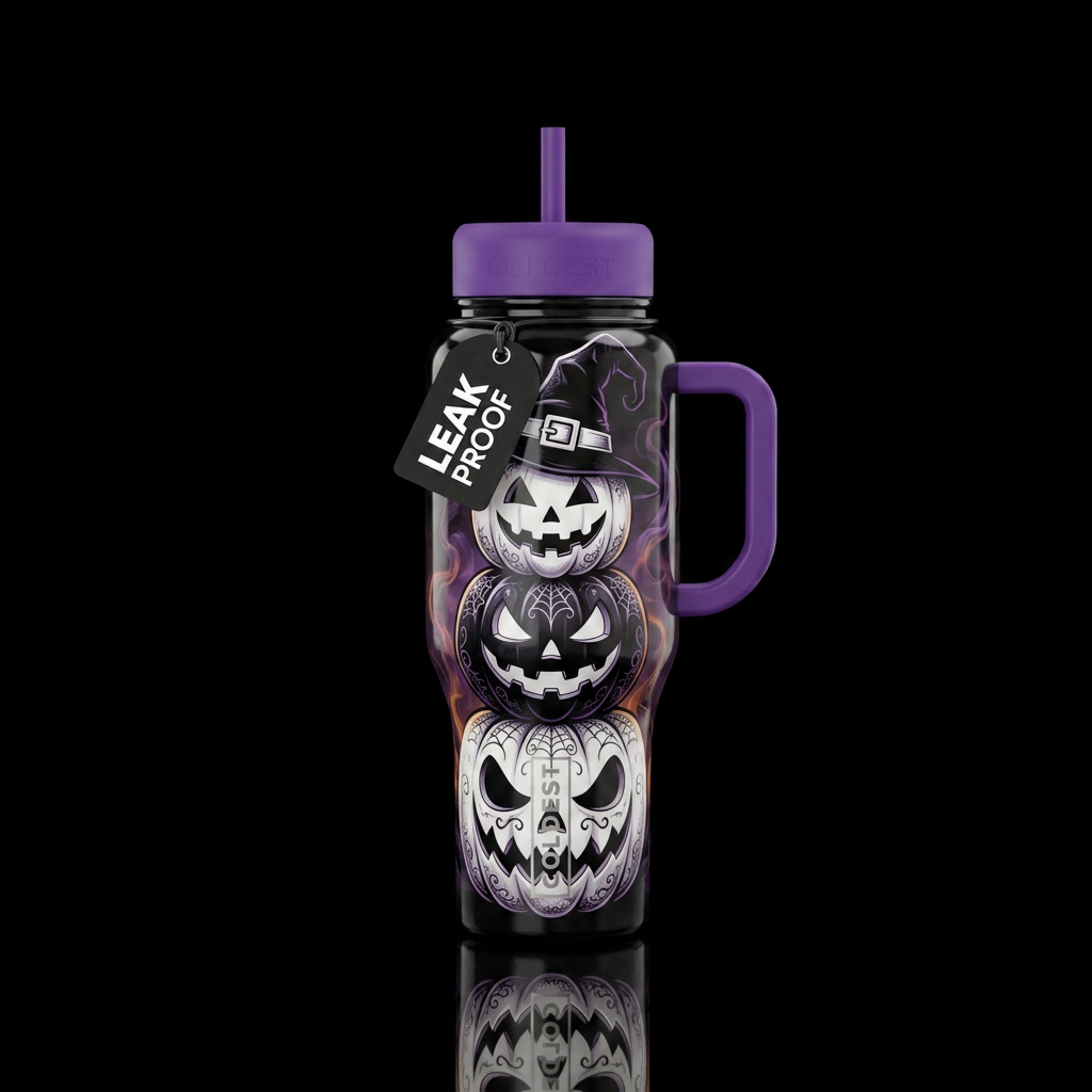 Hallows Chill water bottle design