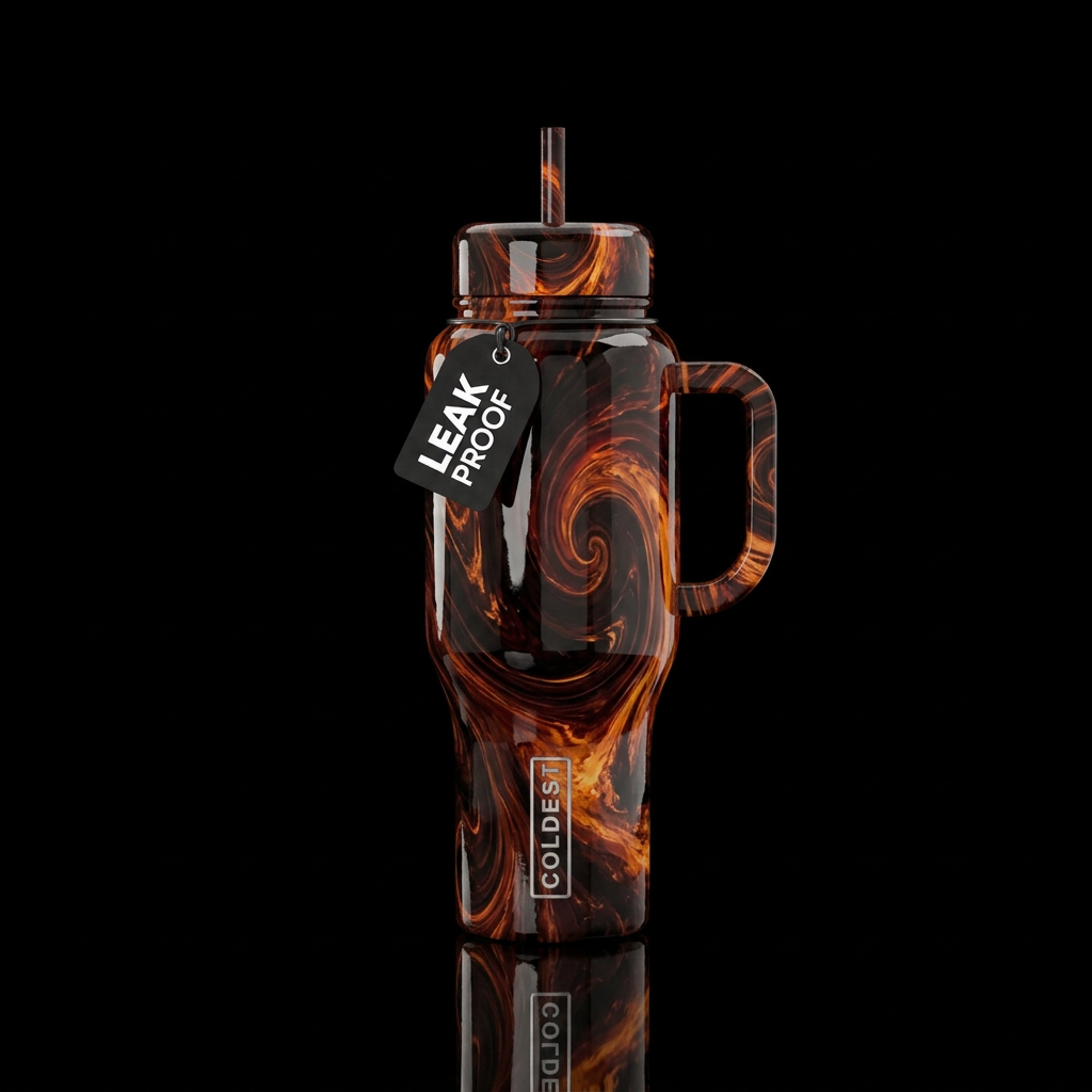 Twisted water bottle design