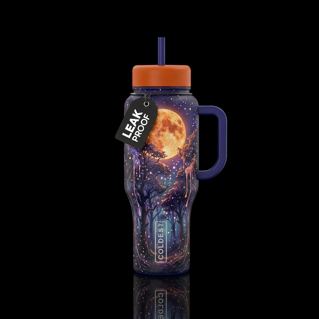 Fall is in the Air water bottle design