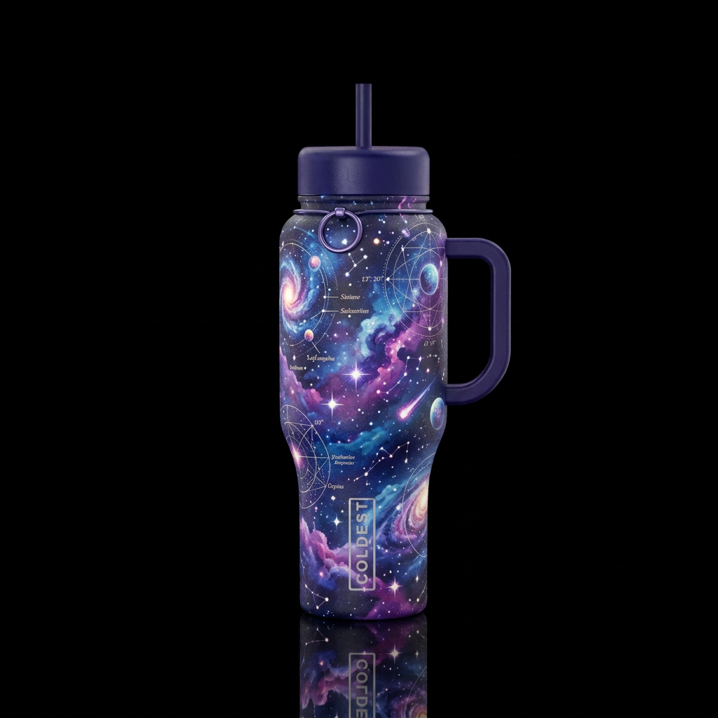 Deep Space water bottle design