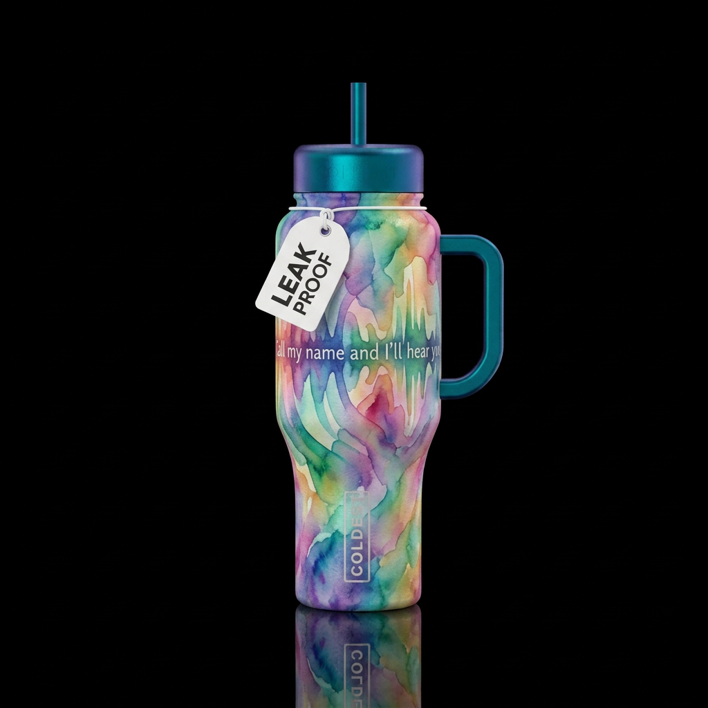 Call my Name water bottle design