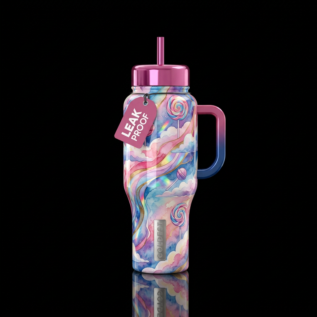 Sweets water bottle design