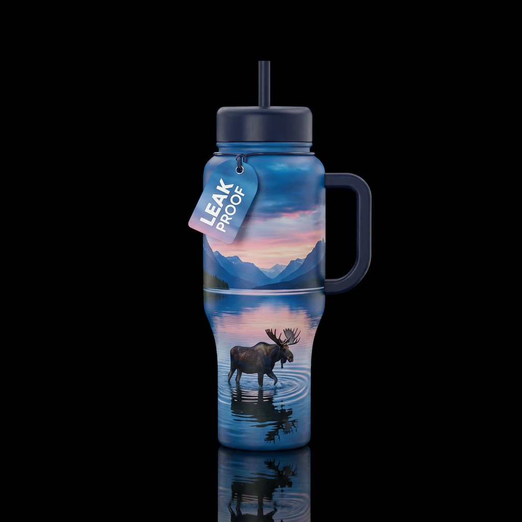 Fall in the Rockies water bottle design