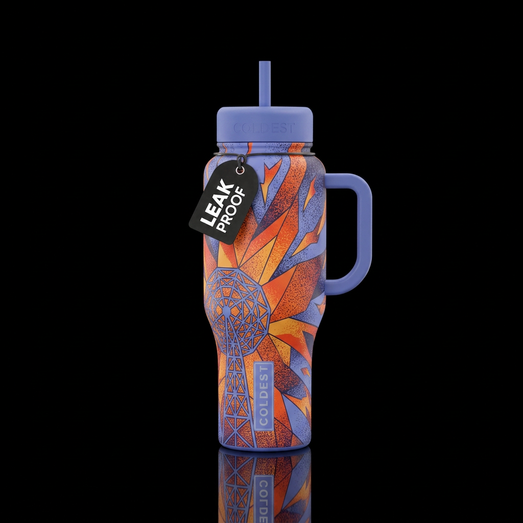 Explosive antenna water bottle design