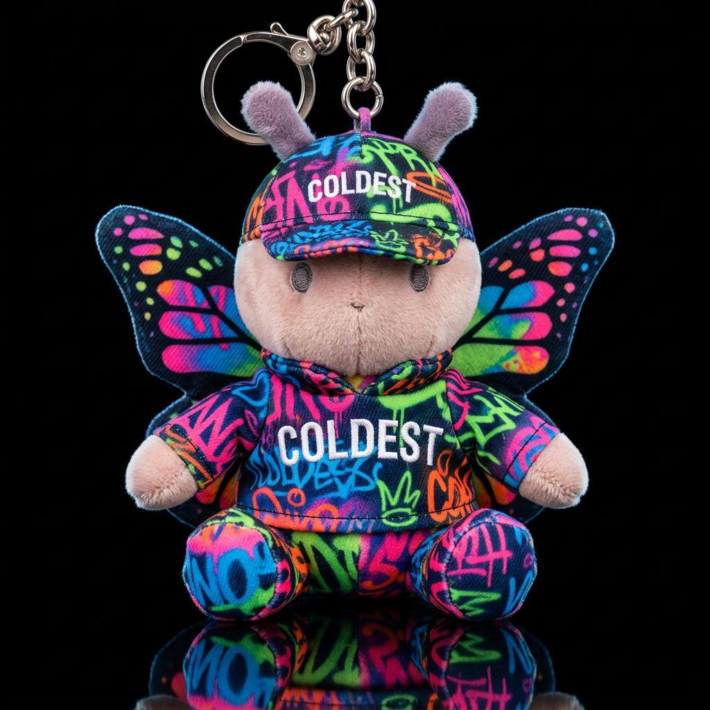 Graffiti Butterfly water bottle design