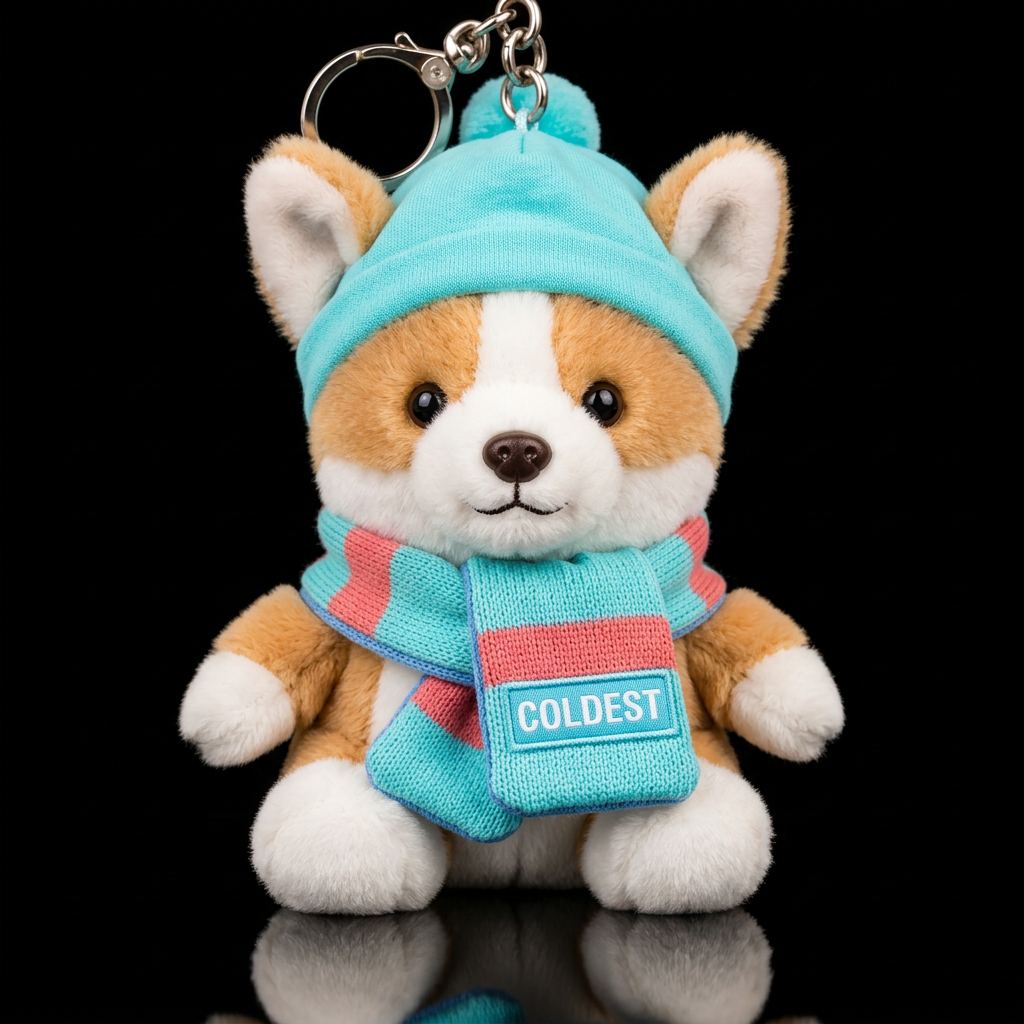 Corkie the Corgie water bottle design