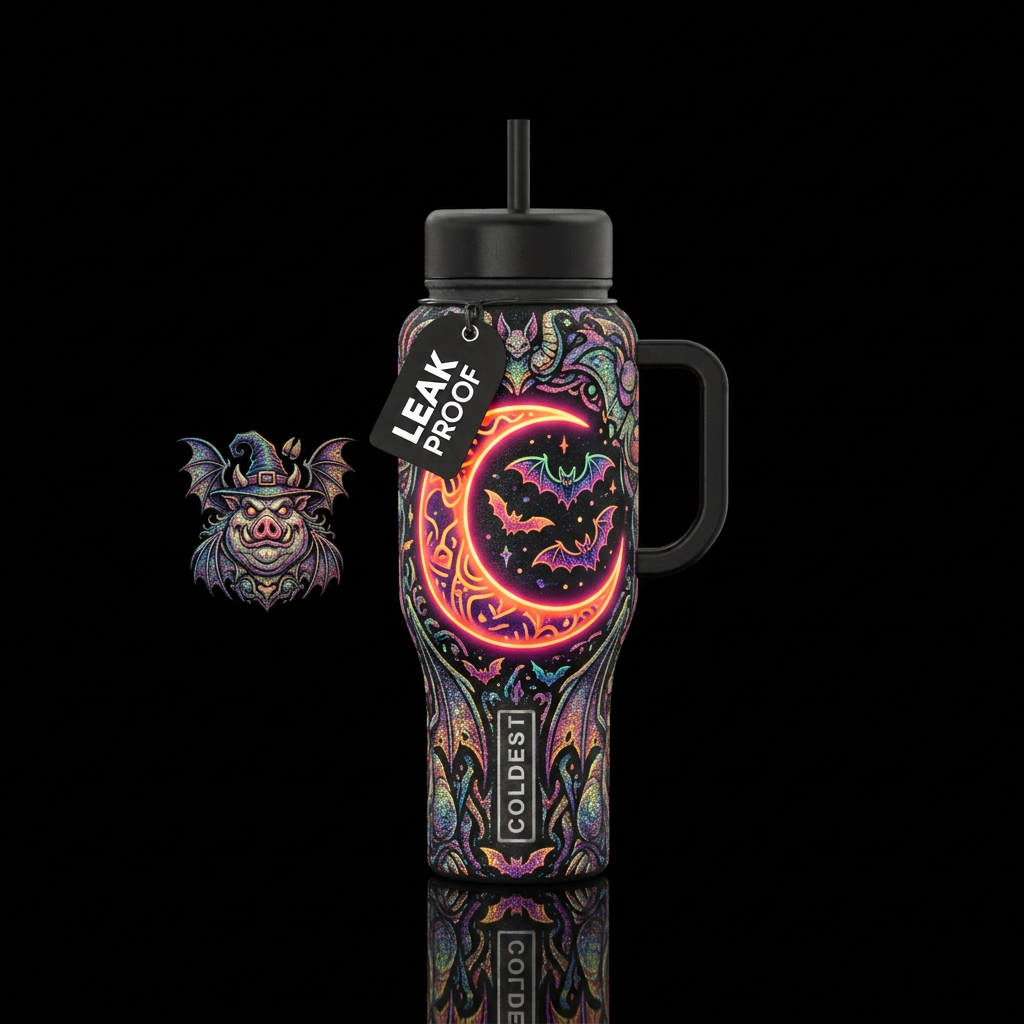 Bacon Gone Bad water bottle design