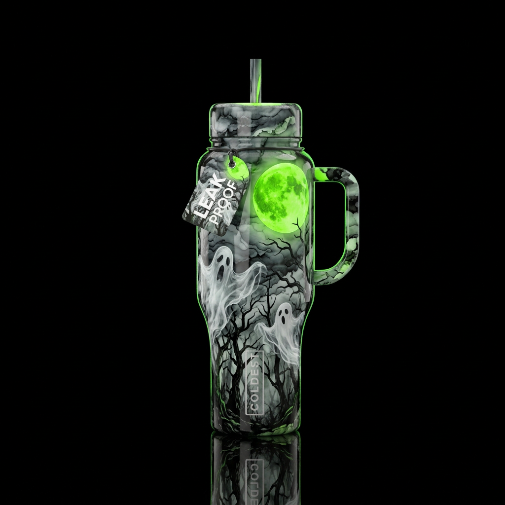 What Ghosts Are Thee? water bottle design