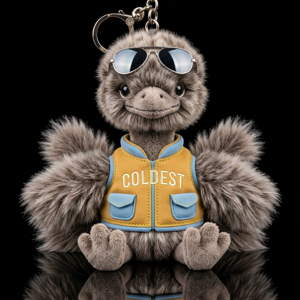 Ernie the Emu water bottle design