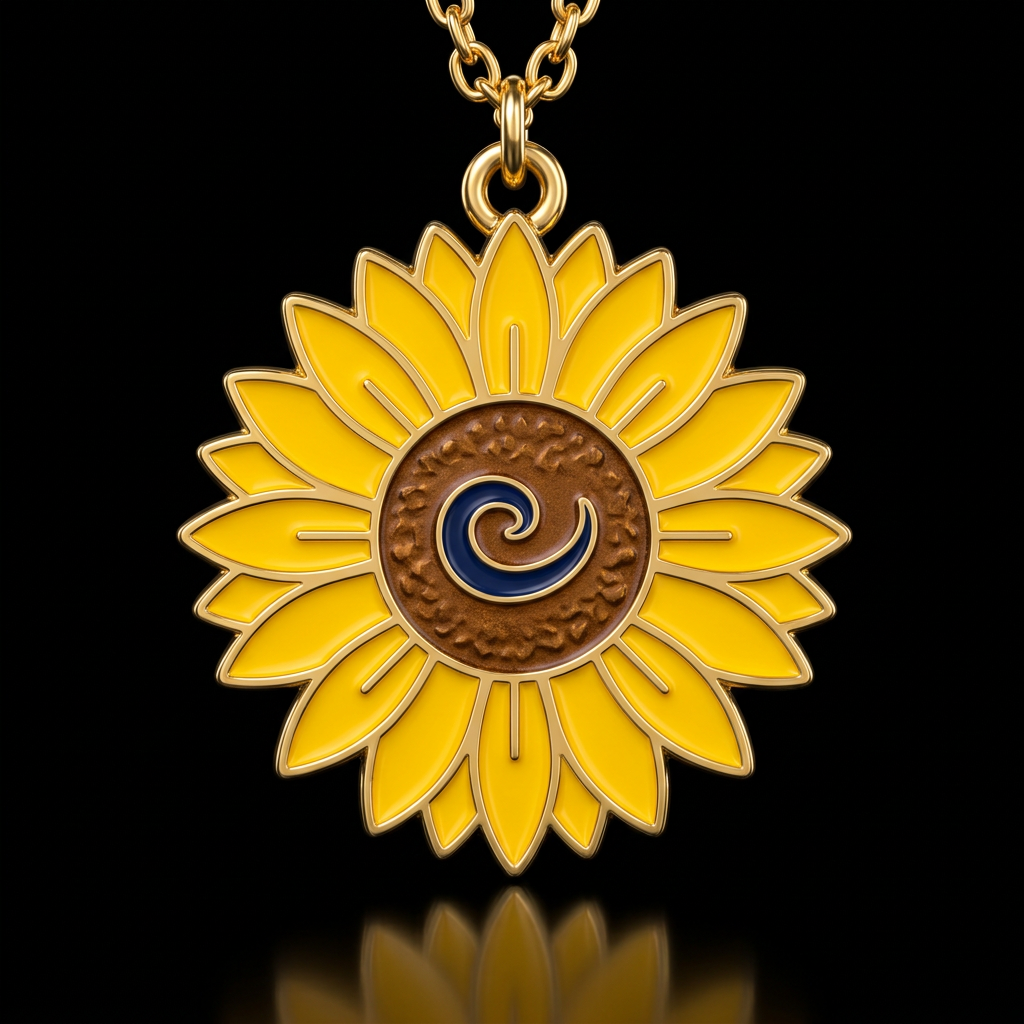 Sunflower water bottle design