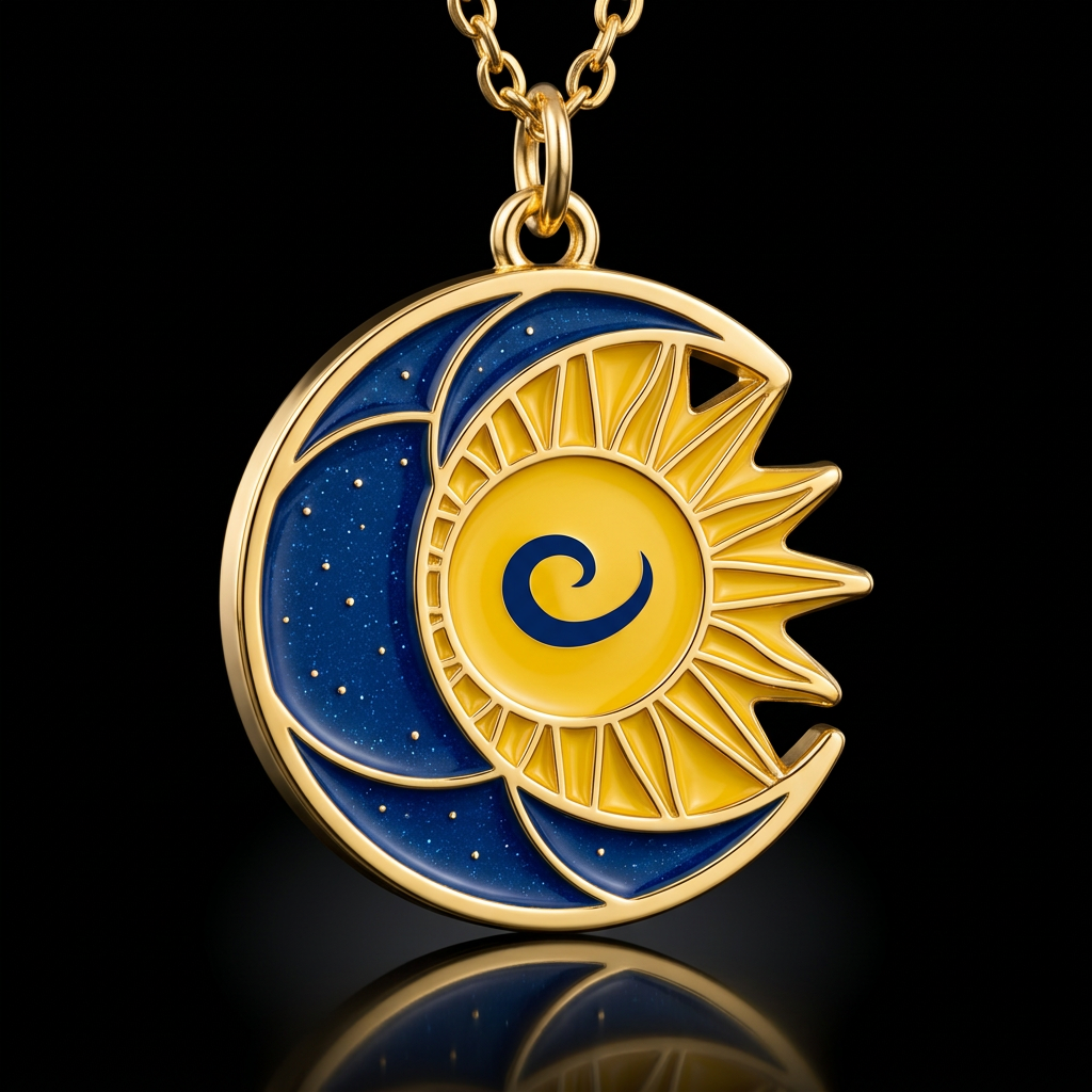 Boho sun n moon water bottle design