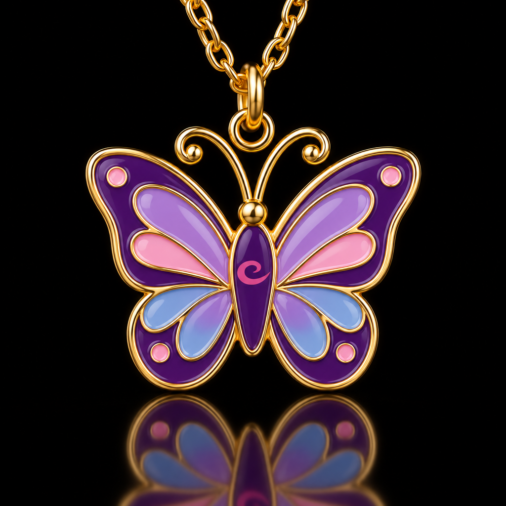 Beautiful Butterfly water bottle design