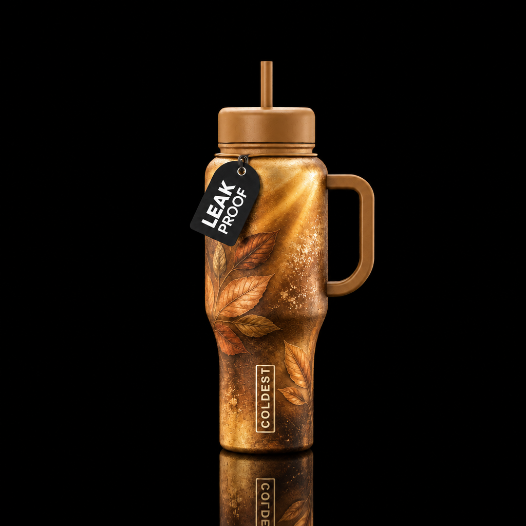 Fall has Come water bottle design