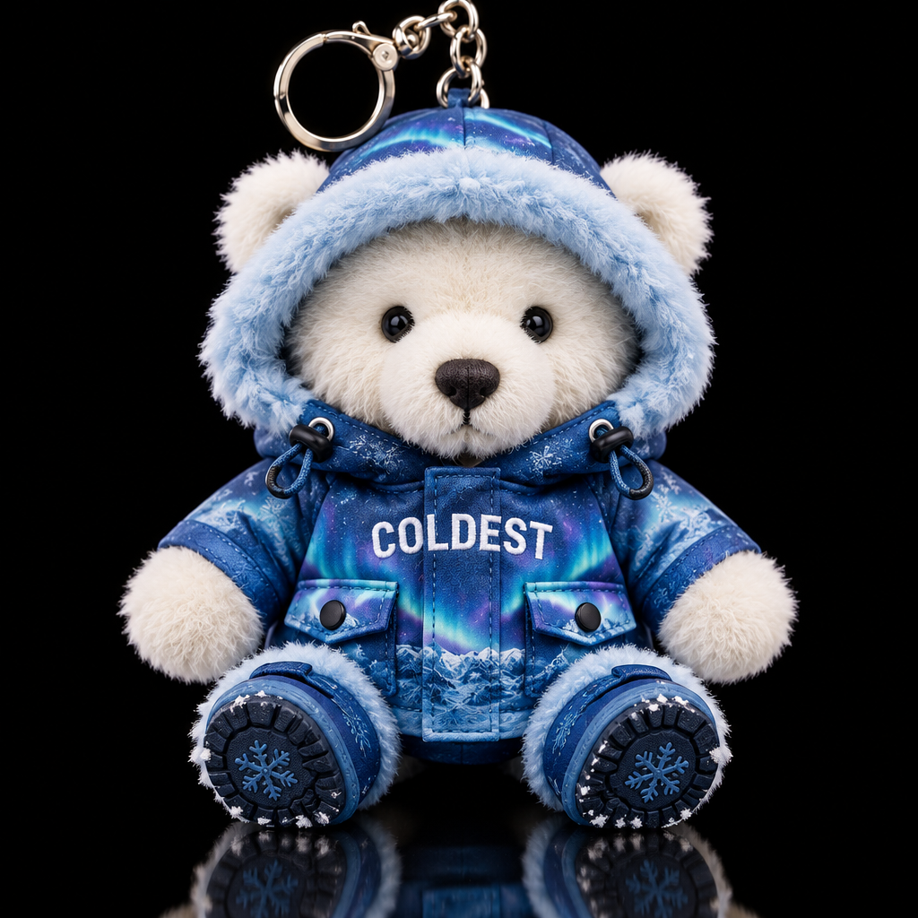 Nordic Polar Bear water bottle design