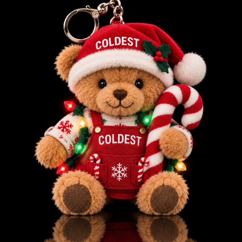 Merry Beary water bottle design