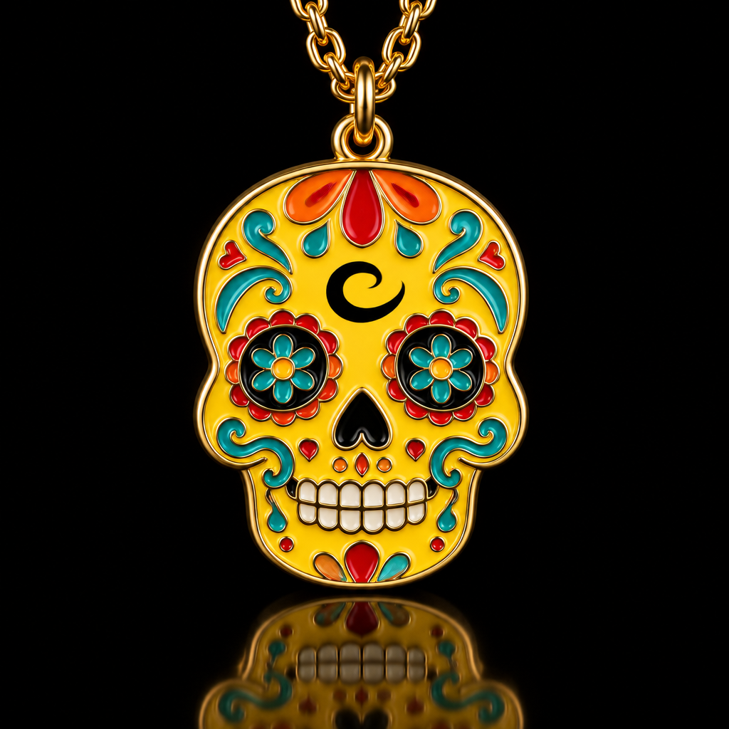 Day of the Dead water bottle design