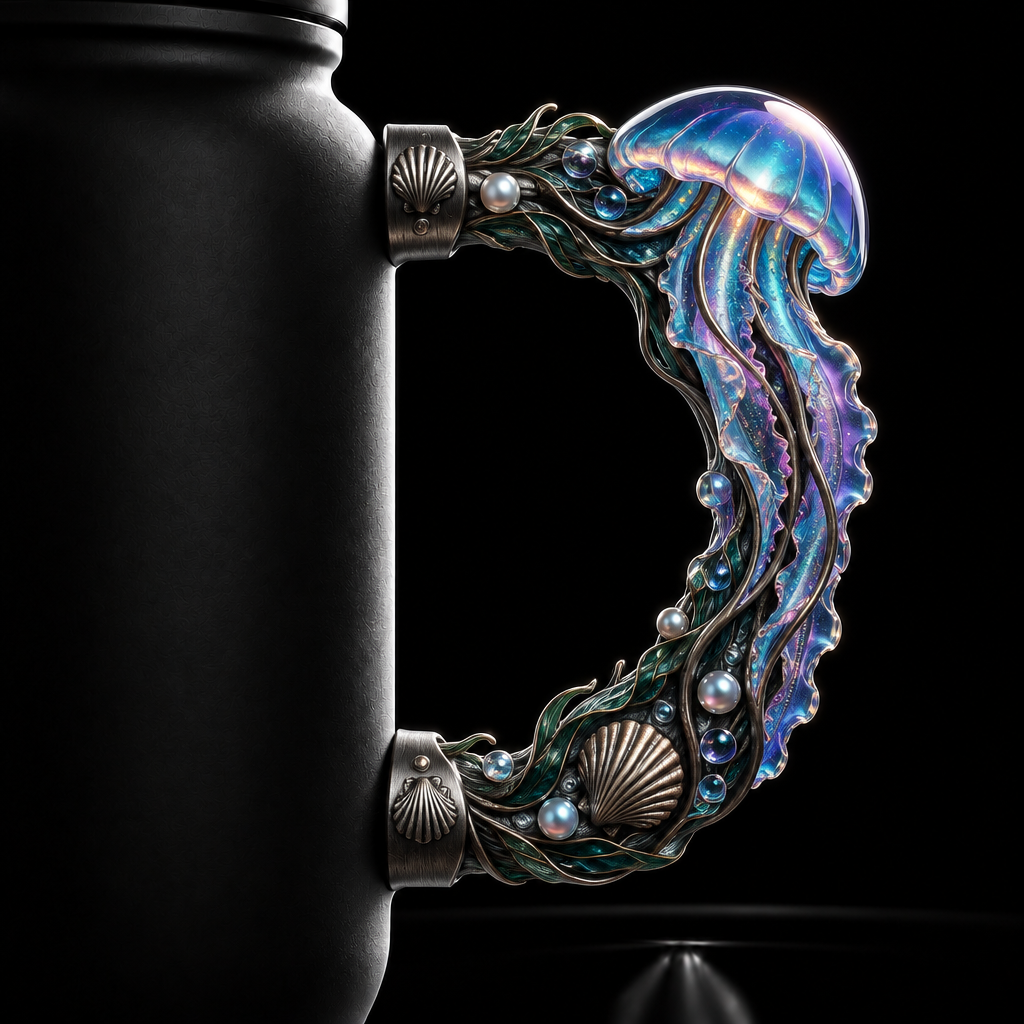 Friends of the Deep water bottle design