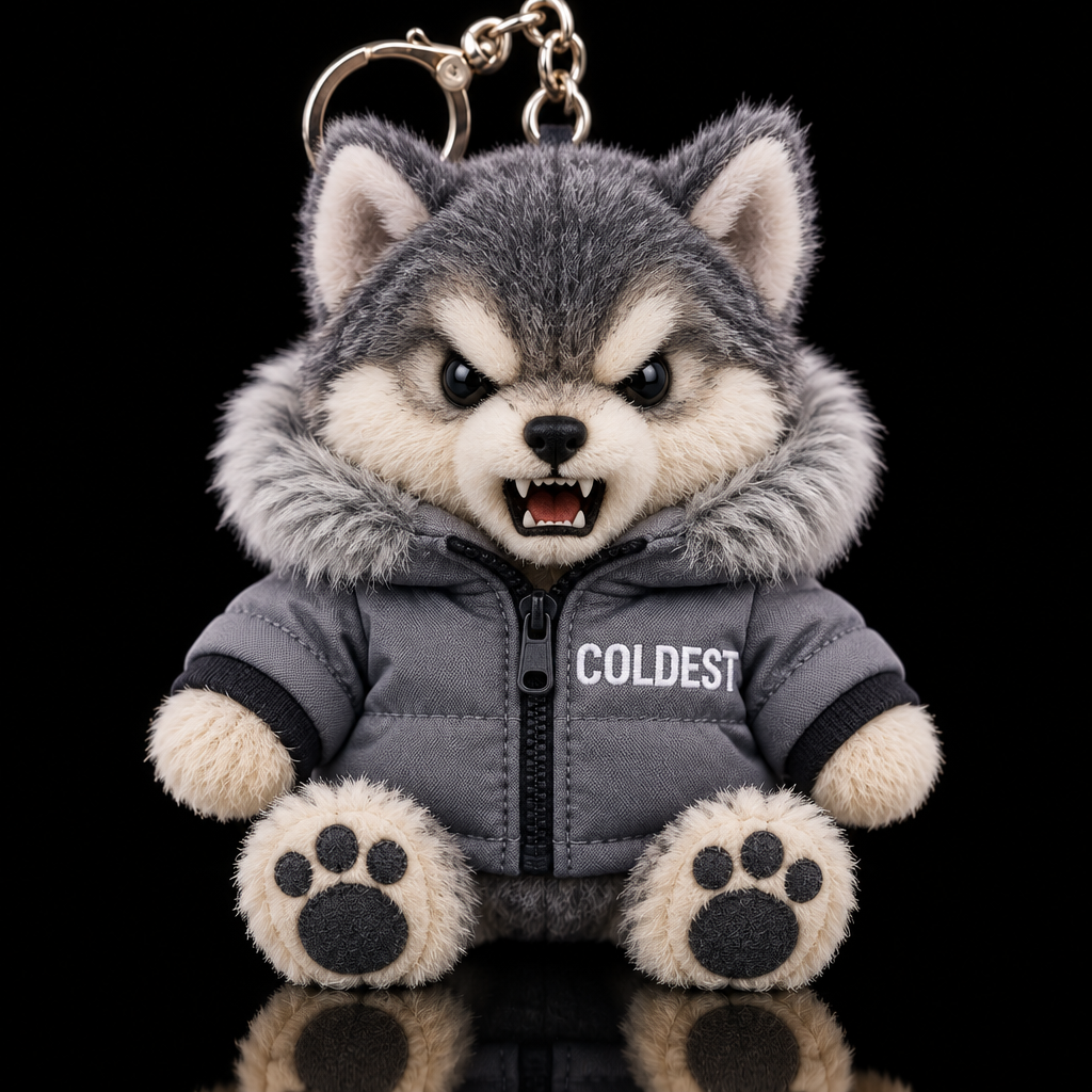 Fierce Wolf water bottle design