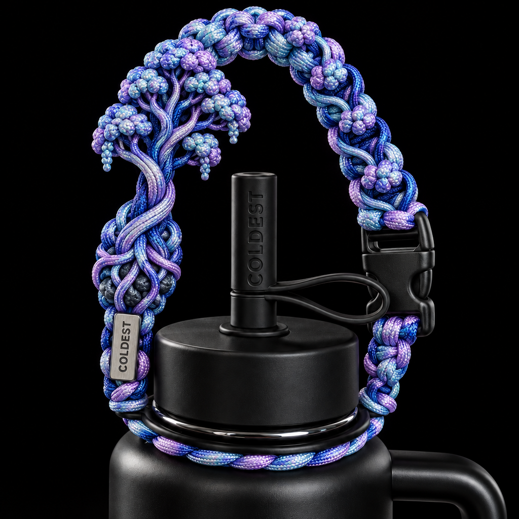 Whimsical Tree water bottle design