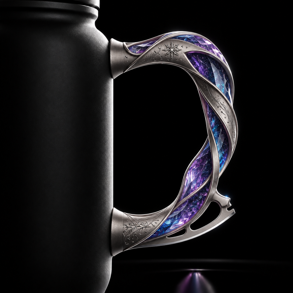 Art on Ice water bottle design