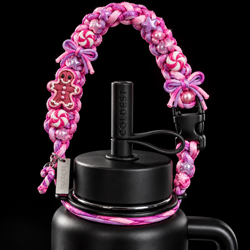 Sugar Plum Street water bottle design