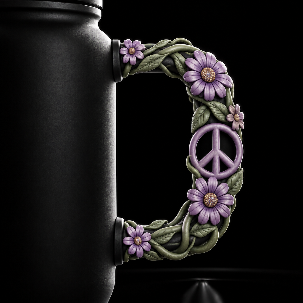 Bohemian Harmony water bottle design