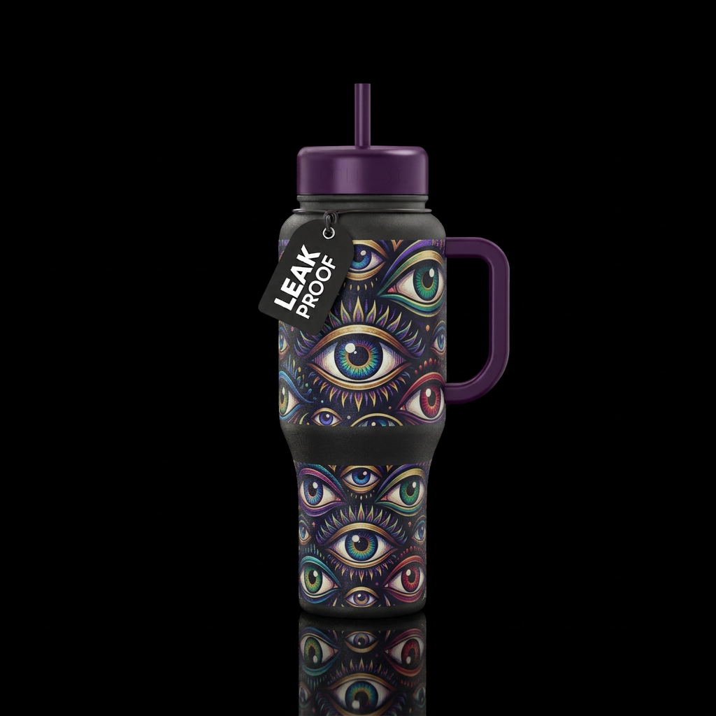 Eyes water bottle design