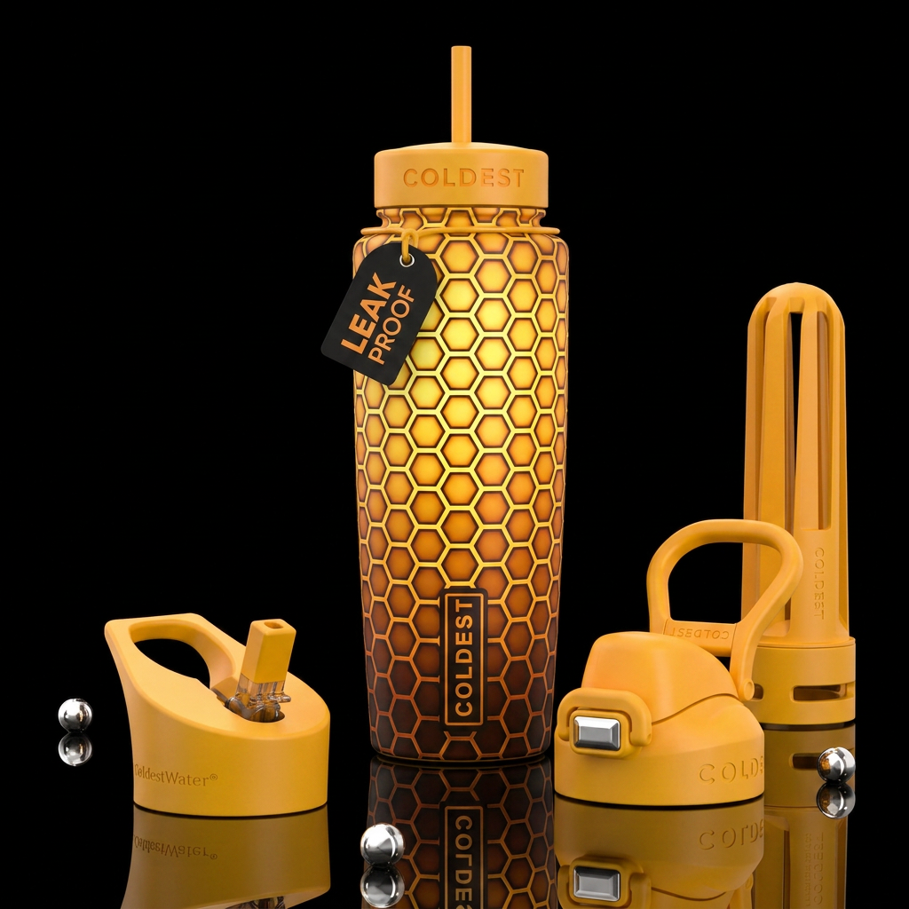 Honeycomb water bottle design