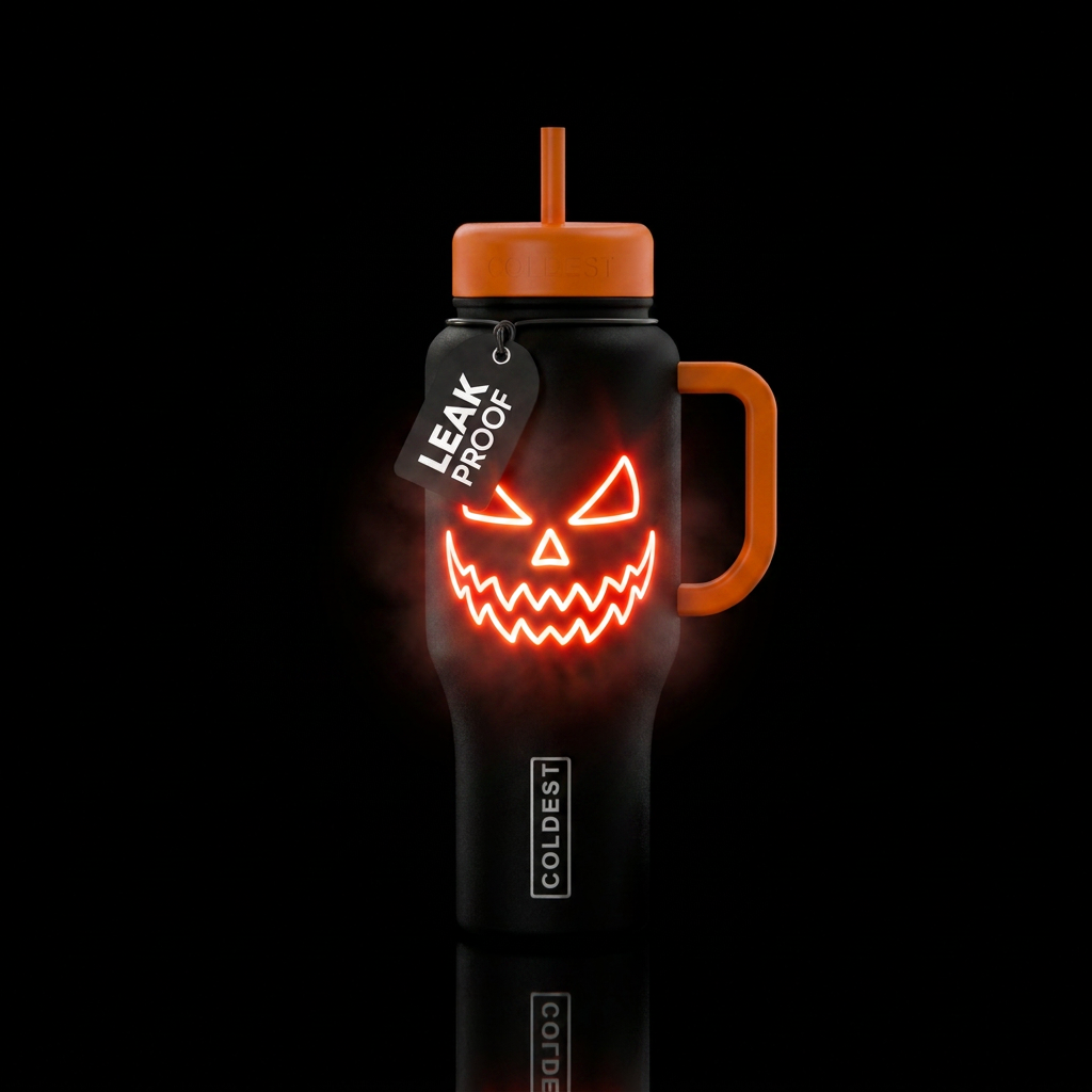 Glowie Jack water bottle design