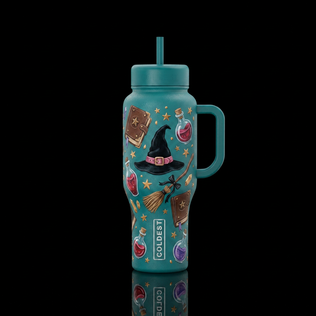 Wizardly water bottle design