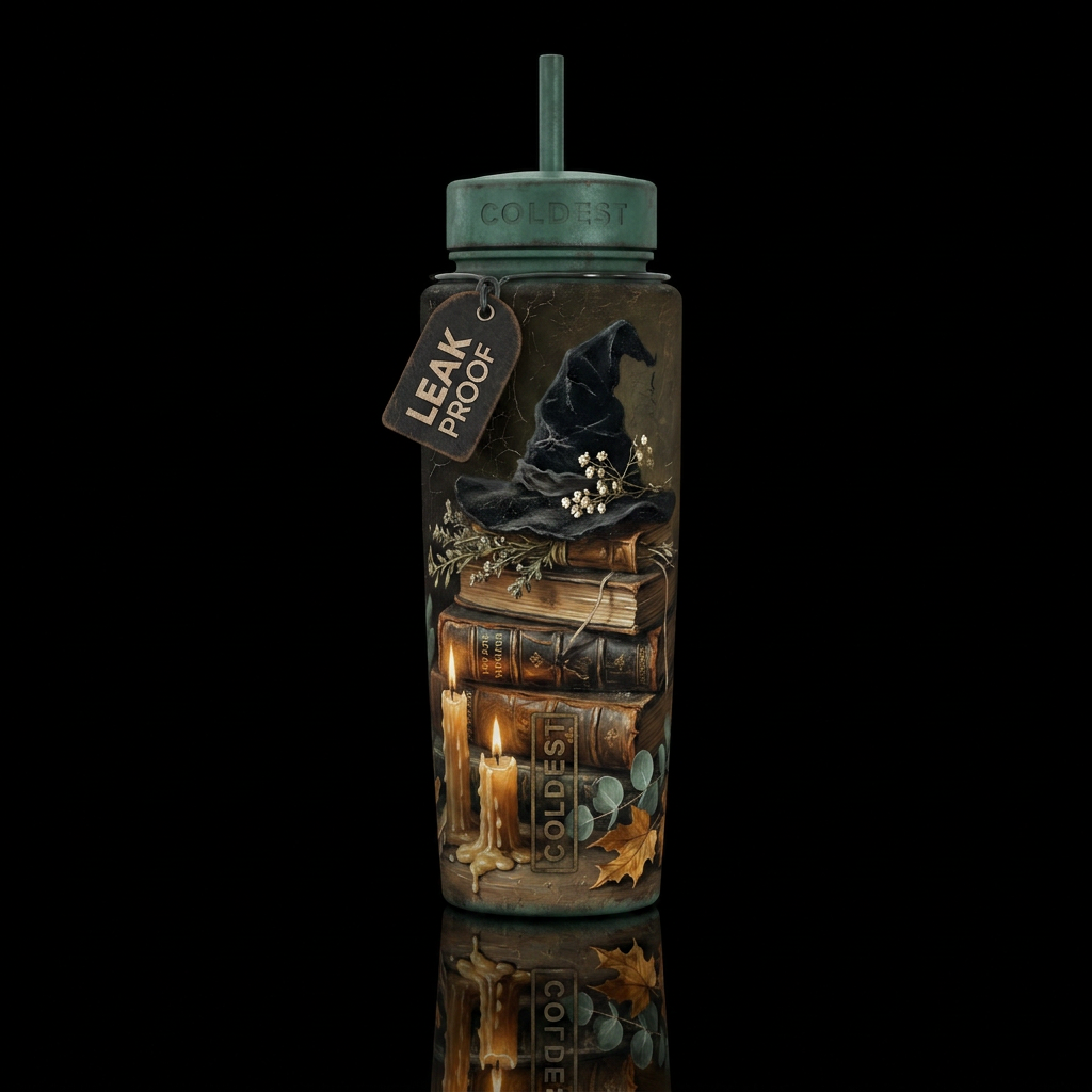 Piled high water bottle design