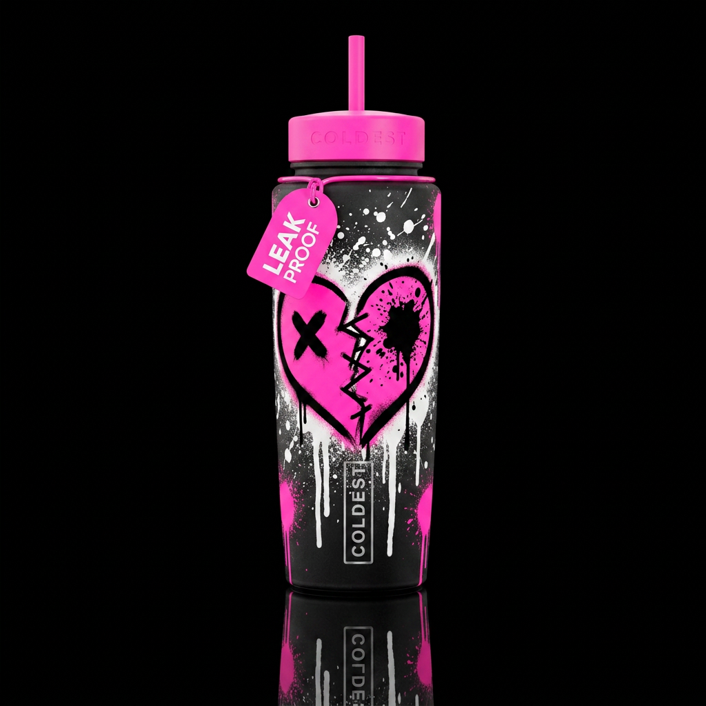 Urban Graffiti water bottle design