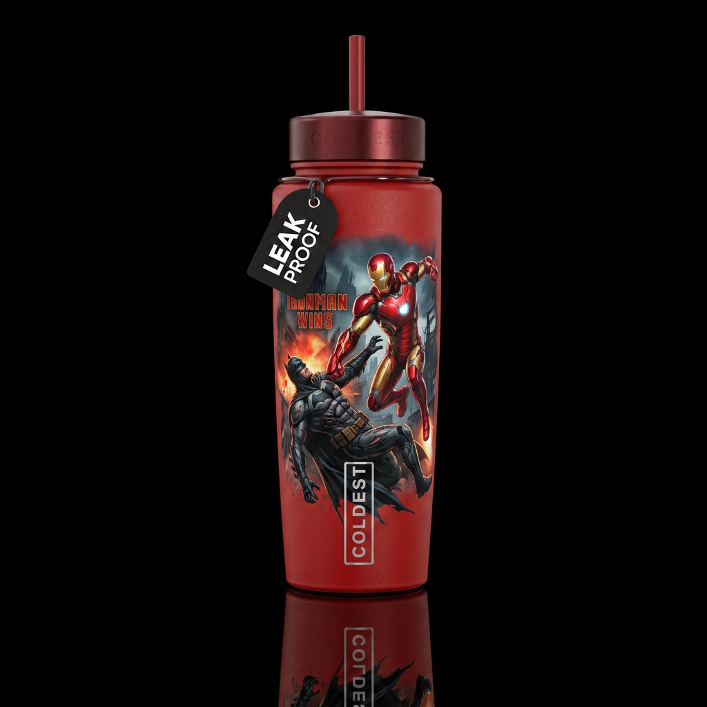 Ironman Wins water bottle design